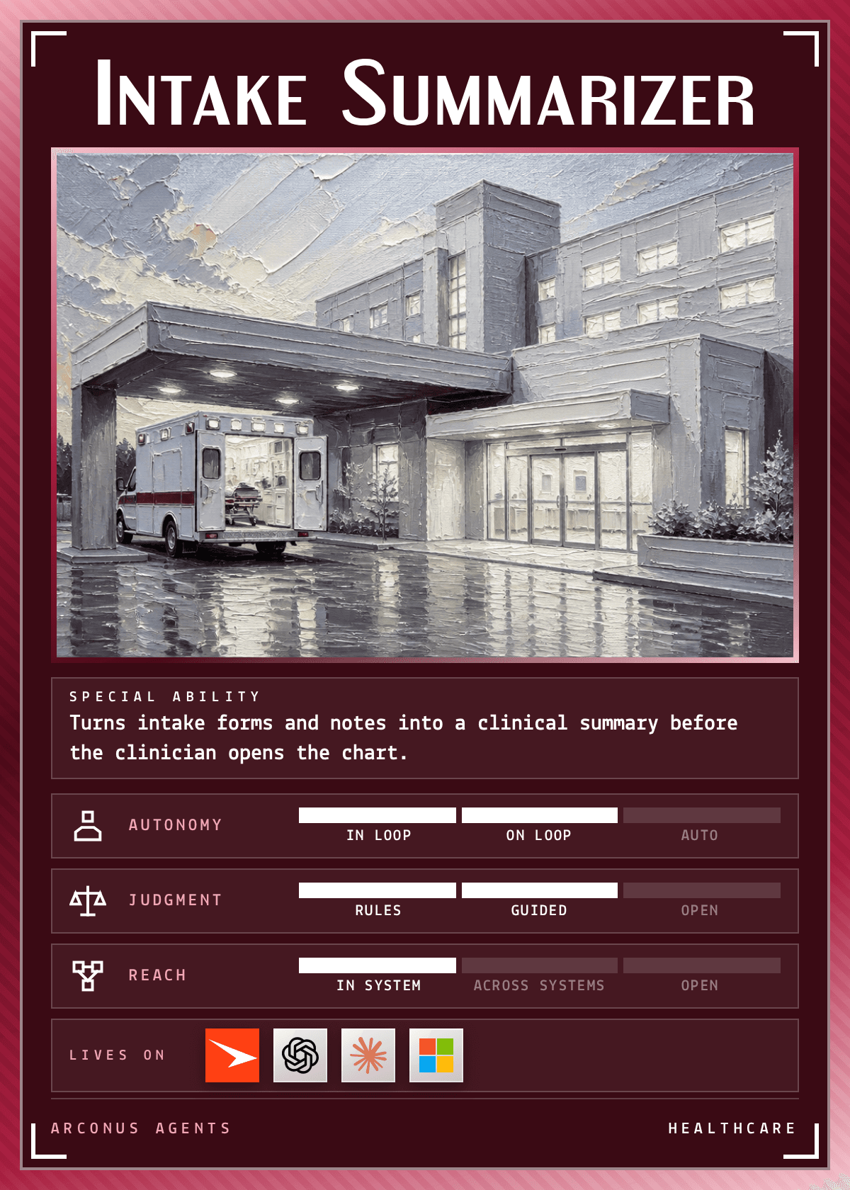 Intake Summarizer agent card