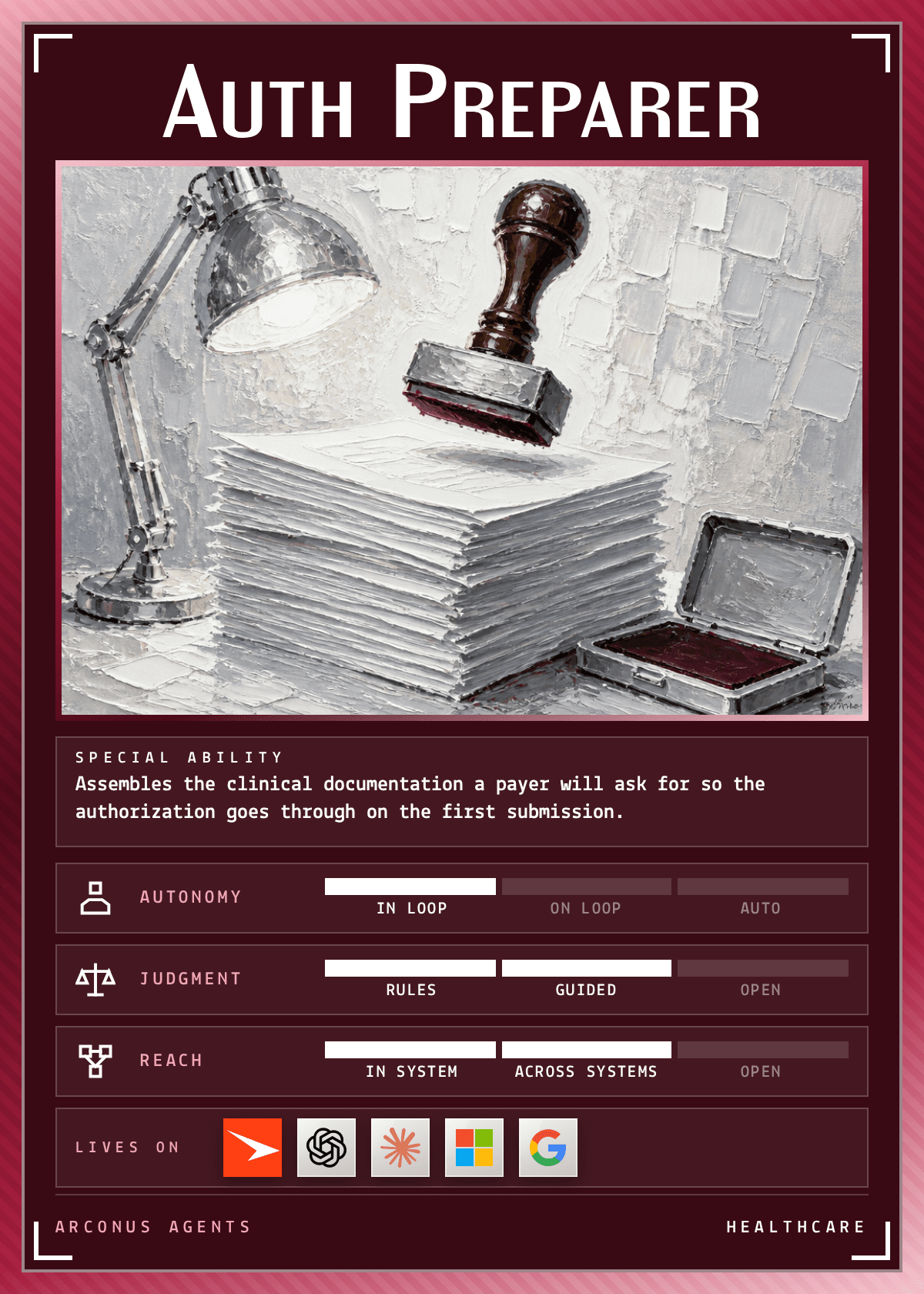 Auth Preparer agent card