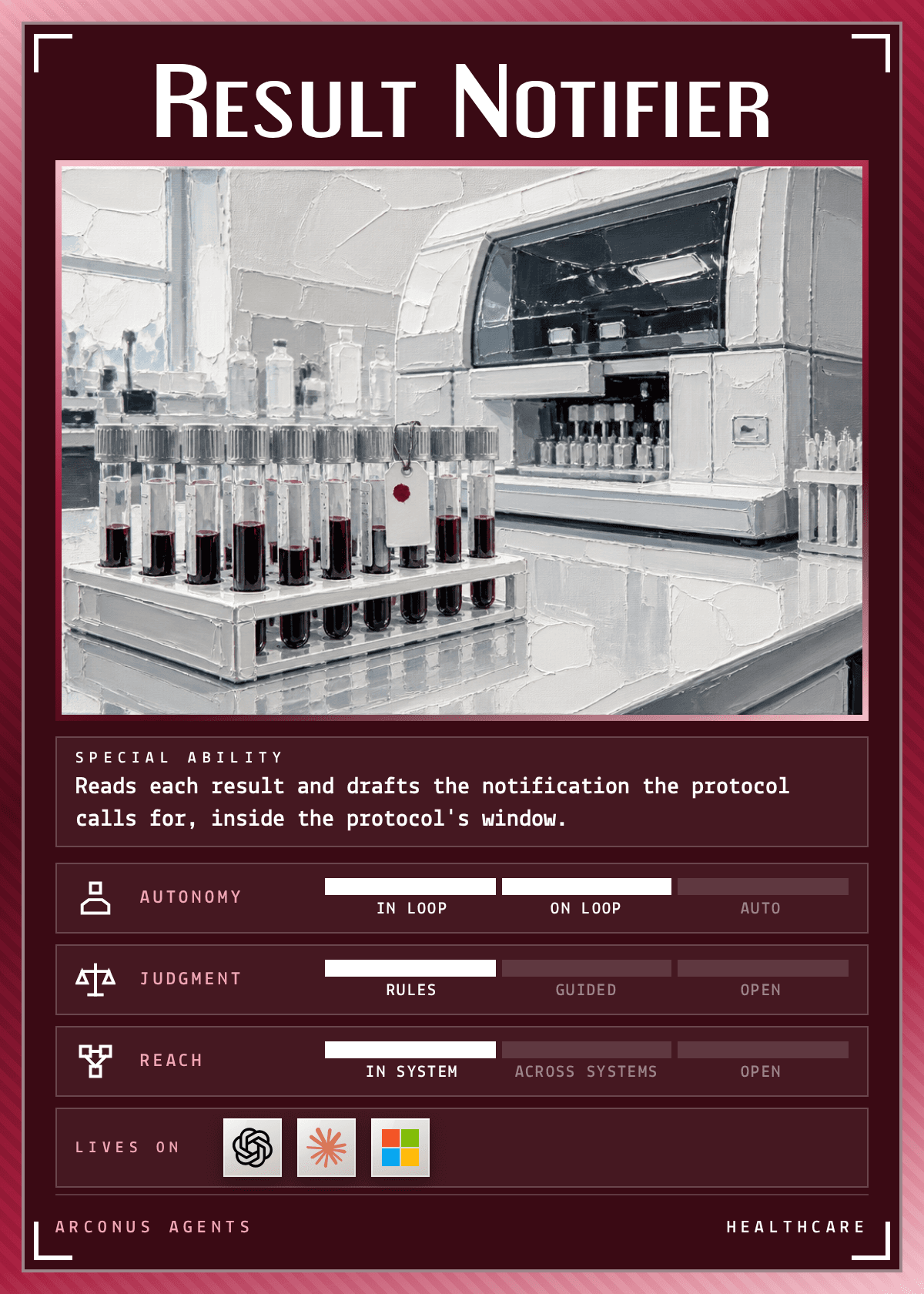Result Notifier agent card